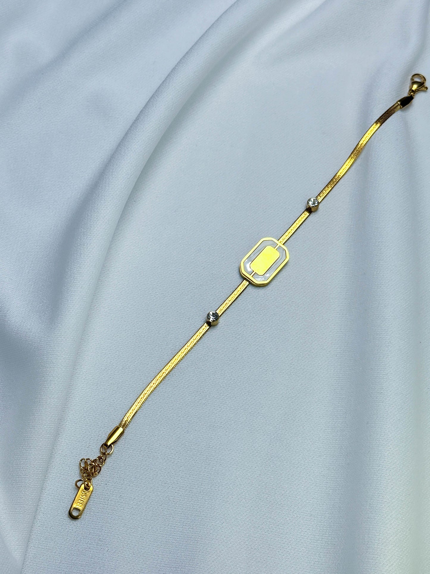 Mørk – Eclipse Sort & Sølvflettet Armbånd